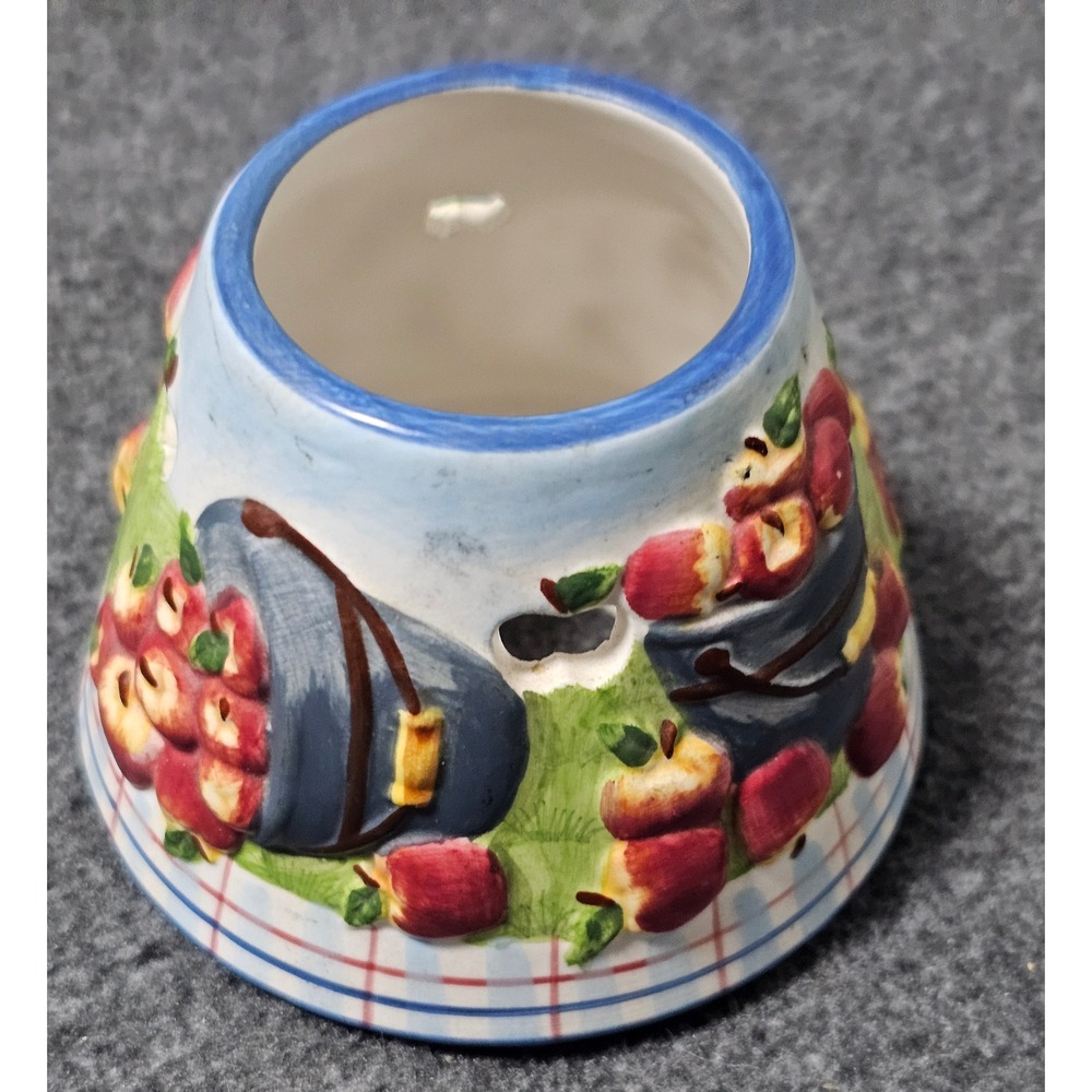 Yankee Candle Michal Sparks County Apples Jar Candle Shade Topper 4 Inch
